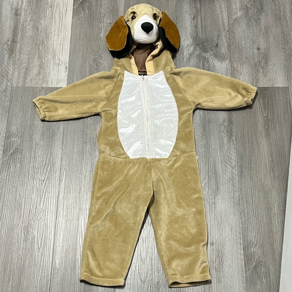 Adorable Tan Dog Kids Costume/ size 2T
